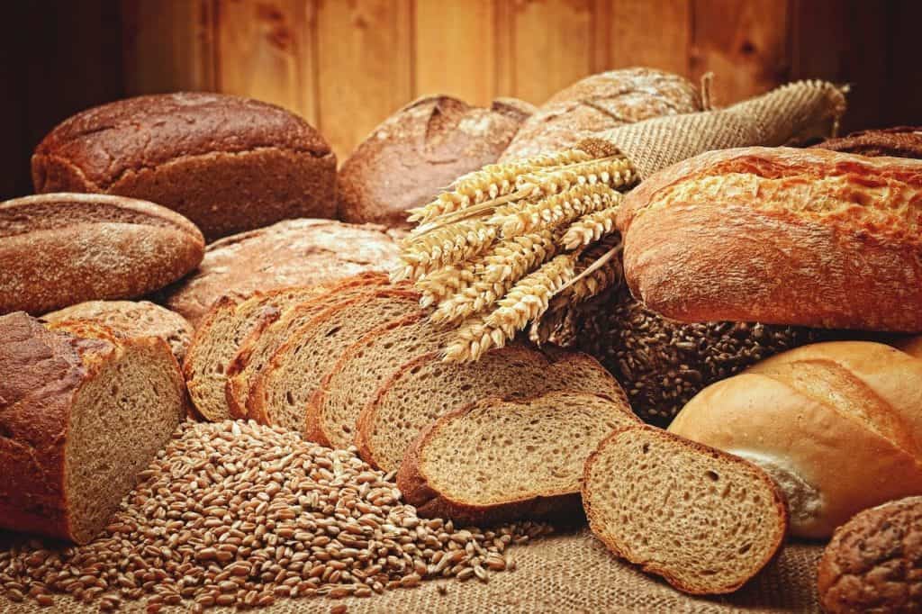 bread, candy, pies