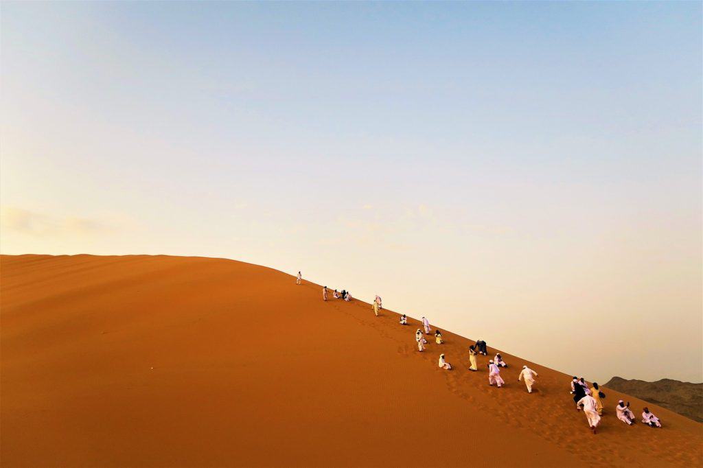 desert, sand, nature