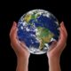 hands, globe, earth