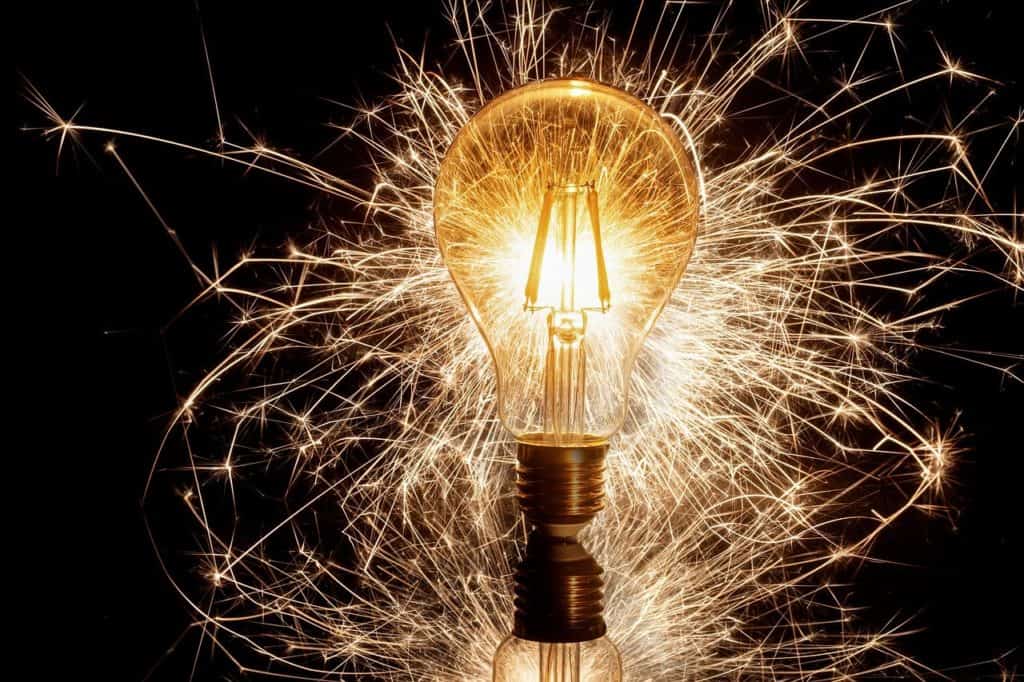 sparkler, light bulb, injection candle