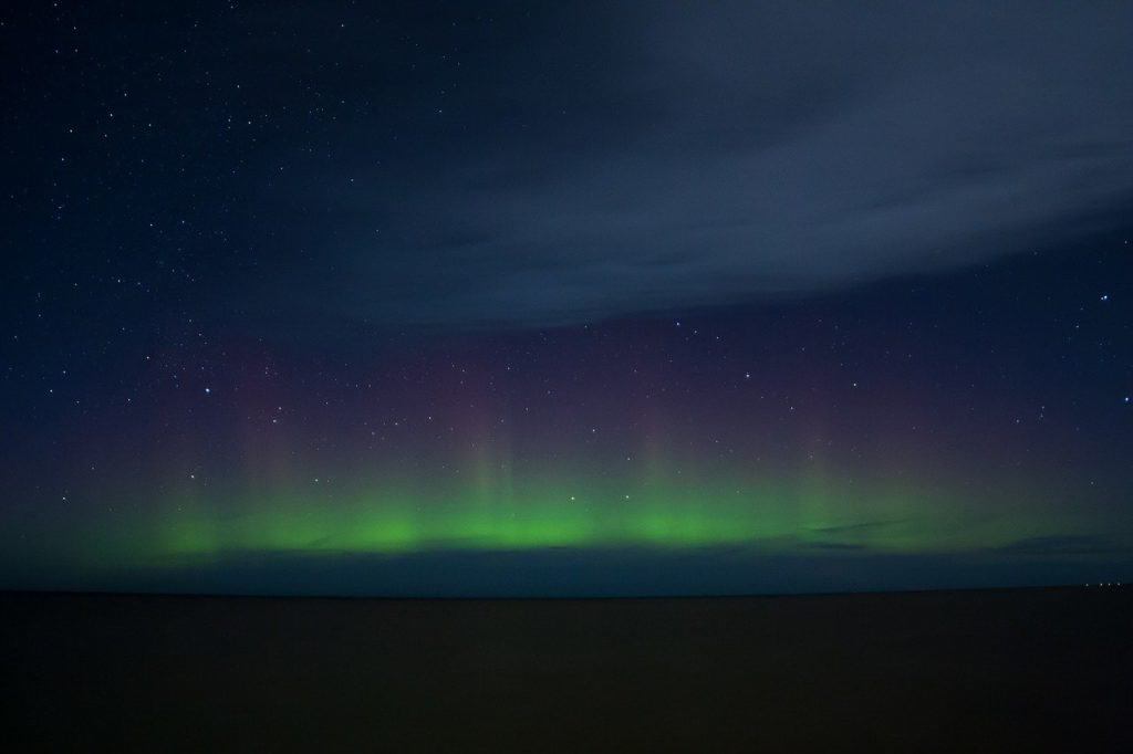 northern lights, sky, night
