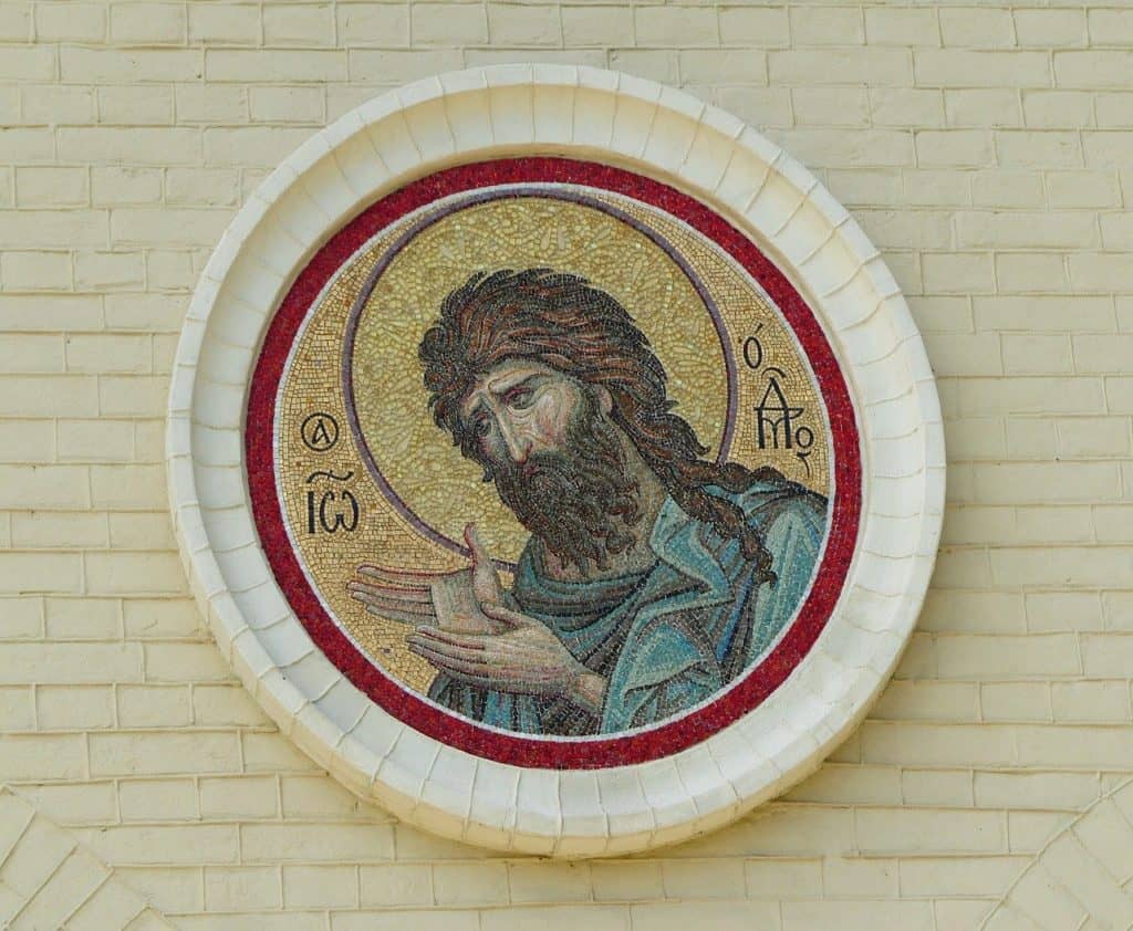 john the baptist, mosaic, church-3612145.jpg