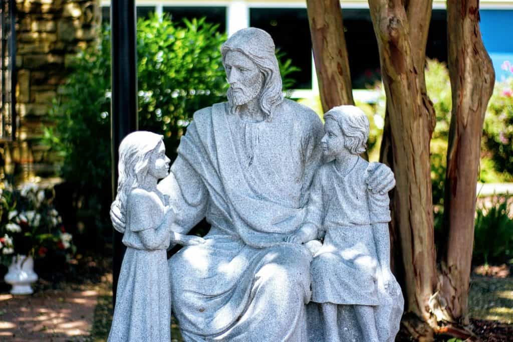 jesus christ, statue, children-2516515.jpg